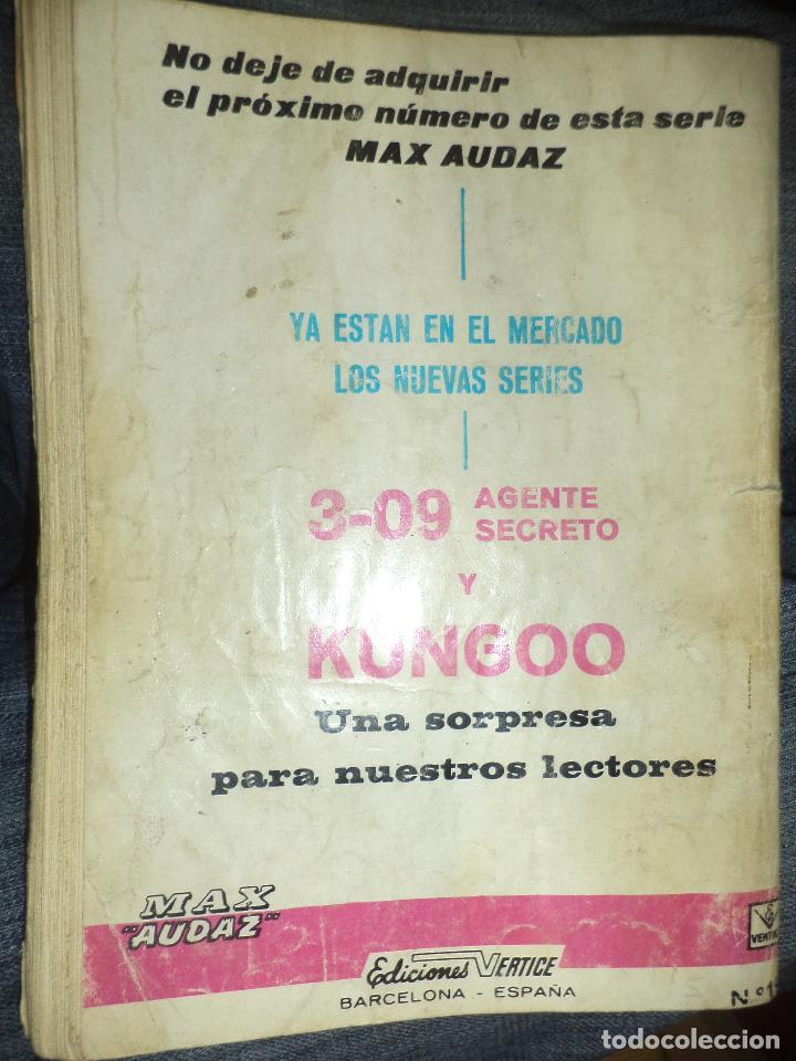 C&oacute;mics: Max Audaz n&ordm;15.V&eacute;rtice grapa 1965. - Foto 2