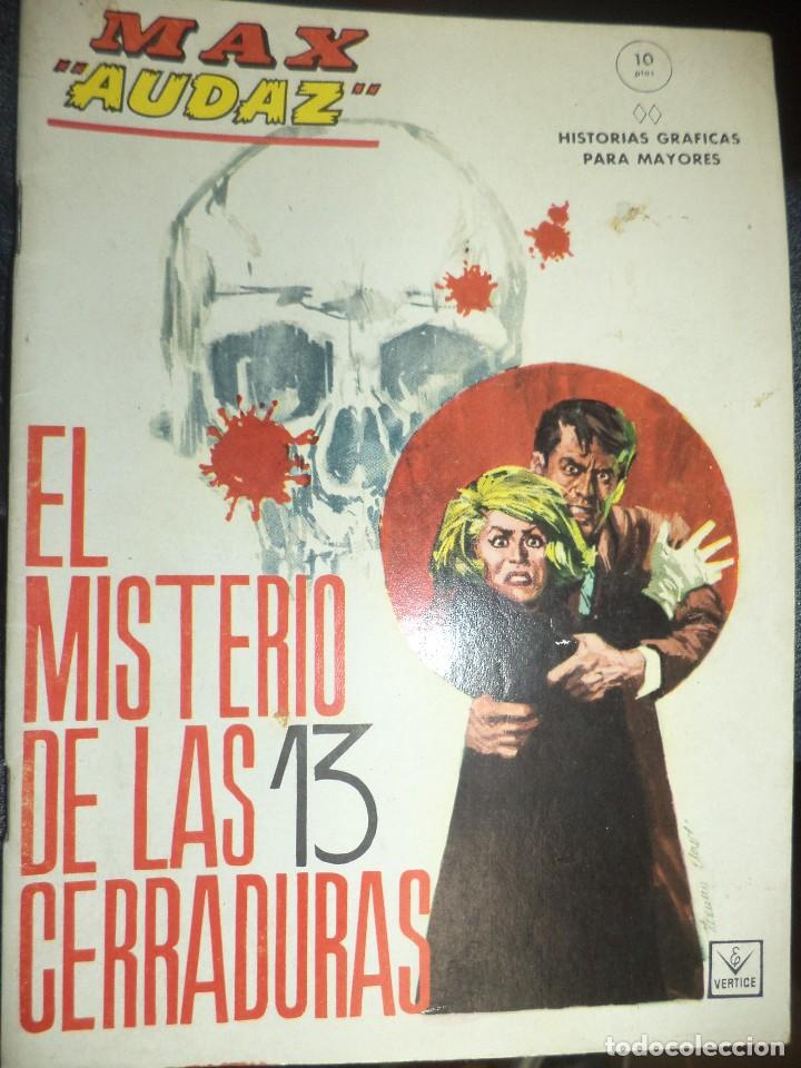 C&oacute;mics: Max Audaz n&ordm;11.V&eacute;rtice grapa 1965. - Foto 1