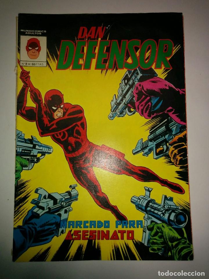 C&oacute;mics: DAN DEFENSOR N&ordm; 8 MARCADO PARA ASESINATO 1979  EDICIONES V&Eacute;RTICE - Foto 1