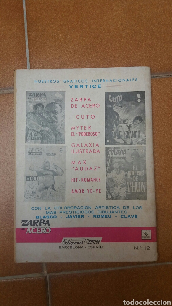C&oacute;mics: ZARPA DE ACERO N&ordm; 12 VERTICE GRAPA - Foto 2