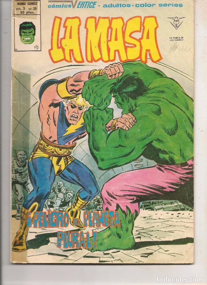 C&oacute;mics: LA MASA. V.3 - N&ordm; 38. MUNDI COMICS. (C/A52) - Foto 1