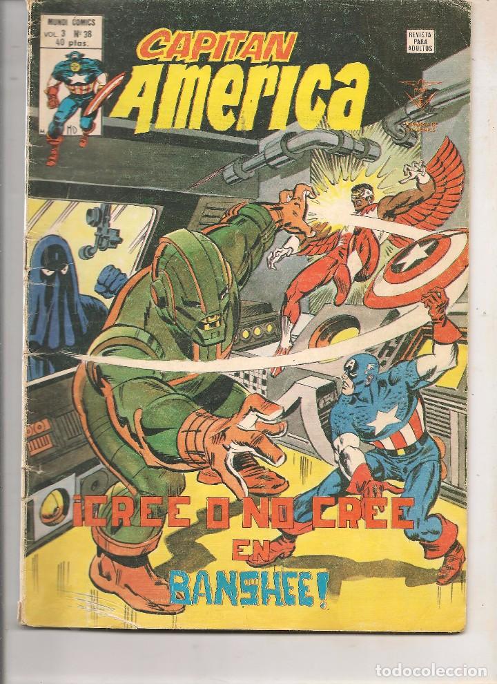 C&oacute;mics: CAPITAN &Aacute;MERICA. V. 3. - N&ordm; 38. MUNDI COMICS. (C/A52) - Foto 1