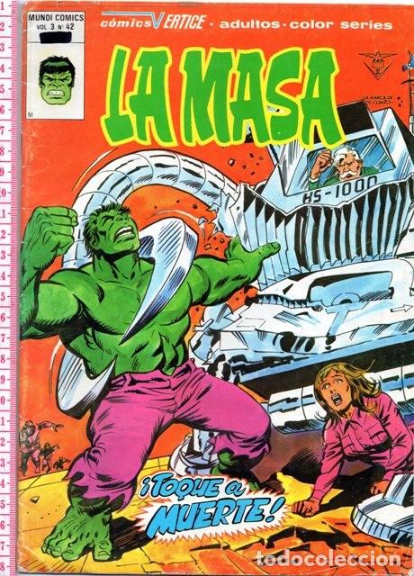 C&oacute;mics: D50 LA MASA N&ordm; 6 A&Ntilde;O 1980 EDICIONES VERTICE MUNDI COMICS - Foto 1
