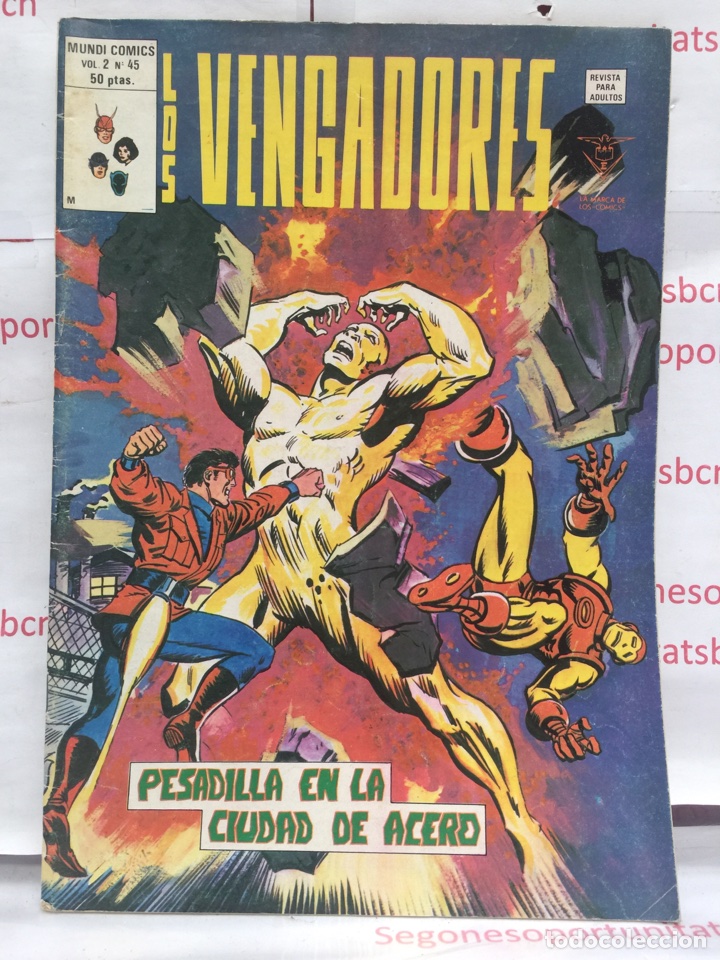 C&oacute;mics: Los VENGADORES n&uacute;mero 45  ediciones VERTICE - Foto 1