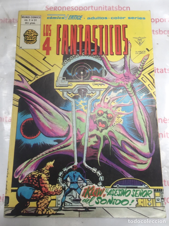 C&oacute;mics: Los 4 fant&aacute;sticos n&uacute;mero 31 vol.3 ediciones VERTICE - Foto 1
