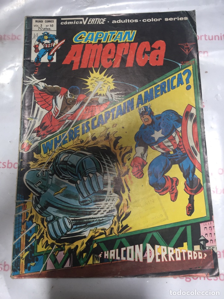 C&oacute;mics: Capitan America n&uacute;mero 40 ediciones Vertice - Foto 1