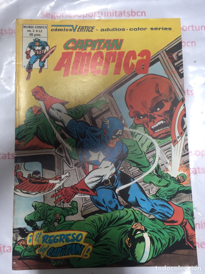 C&oacute;mics: Capitan America n&uacute;mero 43 ediciones Vertice - Foto 1