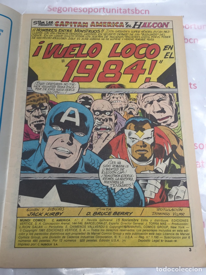C&oacute;mics: Capitan America n&uacute;mero 2 mundicomics ediciones Vertice - Foto 2