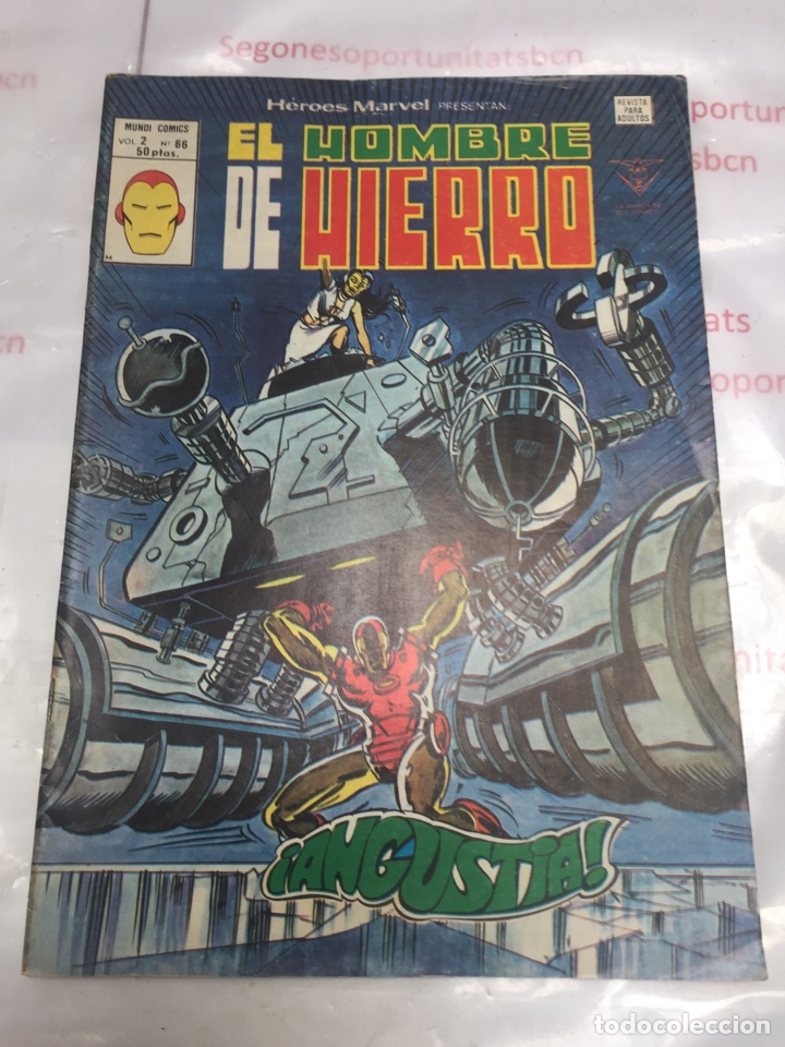 C&oacute;mics: El hombre de hierro n&uacute;mero 66 ediciones Vertice - Foto 1