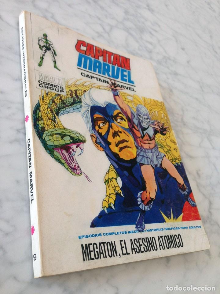 C&oacute;mics: CAPITAN MARVEL (CAPTAIN MARVEL) - N&ordm; 9 - MEGATON, EL ASESINO AT&Oacute;MICO - ED. VERTICE - 1972 - Foto 3