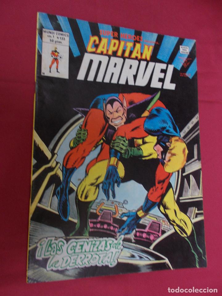 C&oacute;mics: SUPER HEROES.VOL 1. N&ordm; 133. CAPITAN MARVEL. VERTICE. - Foto 1