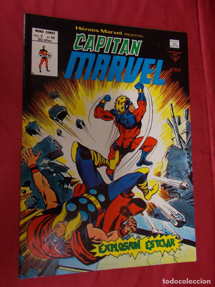 C&oacute;mics: HEROES MARVEL. VOL 2. N&ordm; 58. CAPITAN MARVEL. VERTICE. - Foto 1