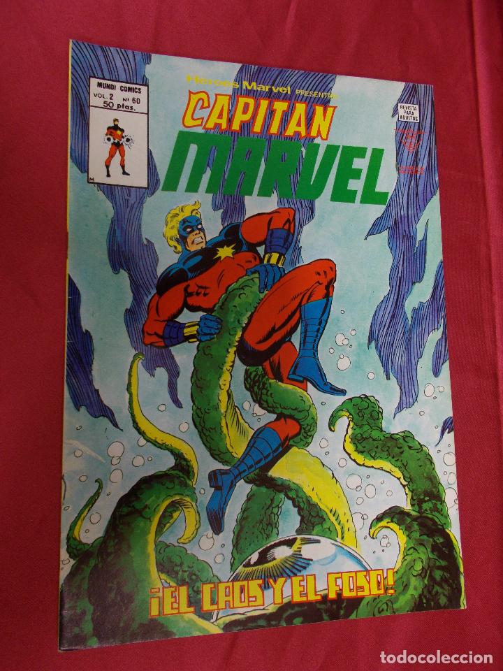 C&oacute;mics: HEROES MARVEL. VOL 2. N&ordm; 60. CAPITAN MARVEL. VERTICE. - Foto 1