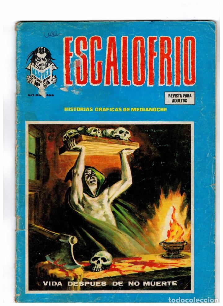 C&oacute;mics: ESCALOFR&Iacute;O N&ordm; 64  V&Eacute;RTICE 1974 - Foto 1