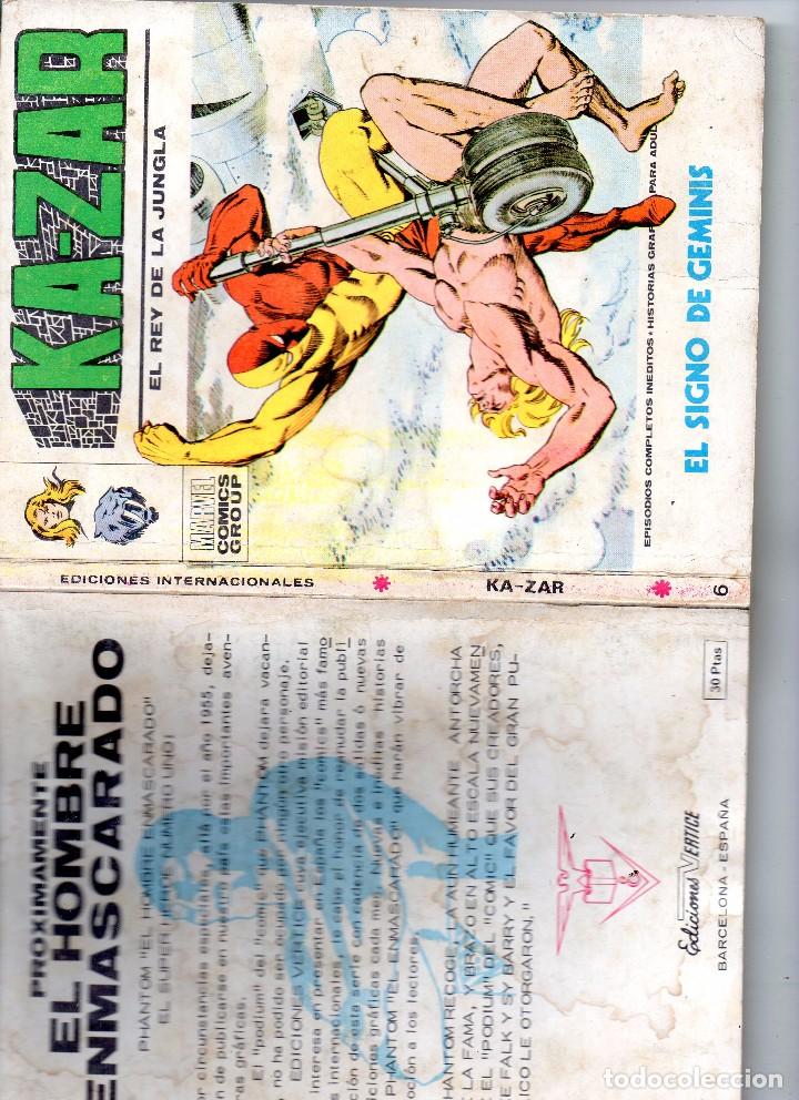 C&oacute;mics: COMIC VERTICE KA-ZAR VOL1 N&ordm; 6 (BUEN ESTADO) - Foto 3