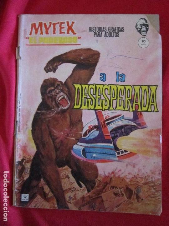 C&oacute;mics: Mytek el Poderoso N&ordm; 7. &iexcl;A la desesperada! Ed. Vertice, 1965. Grapa. Tebeni - Foto 1