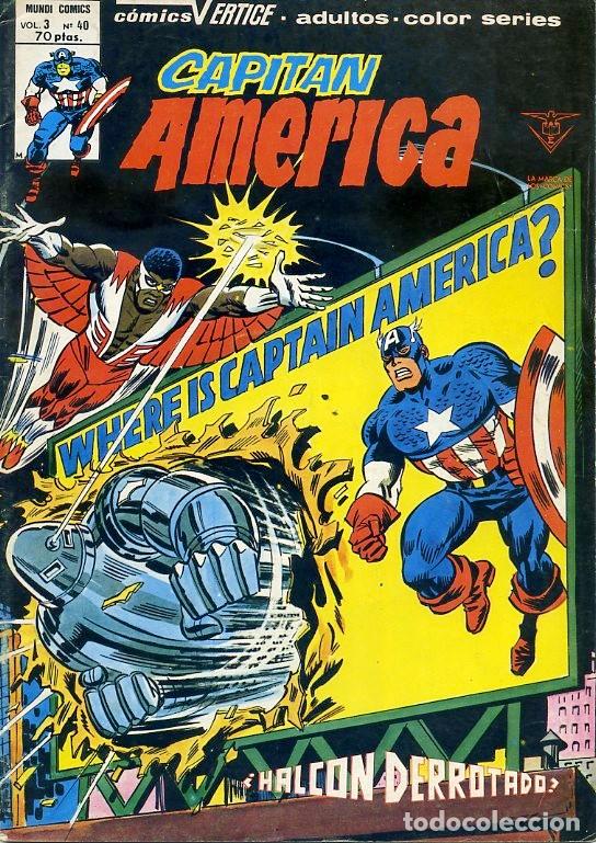 C&oacute;mics: COMIC CAPITAN AMERICA EDITORIAL VERTICE VOL 3 N&ordm; 40 - Foto 1