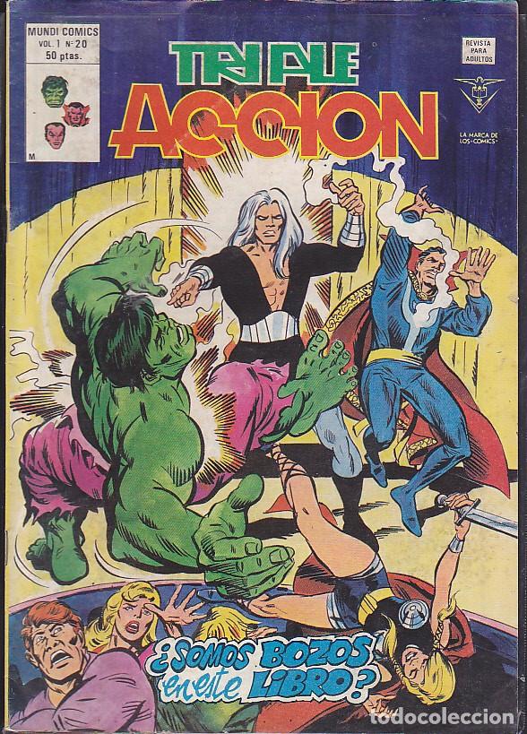 C&oacute;mics: COMIC COLECCION TRIPLE ACCION VOL.&ordm; 1 N&ordm; 20 - Foto 1