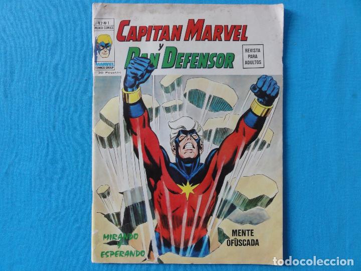 C&oacute;mics: HEROES MARVEL N&ordm; 1. CAPITAN MARVEL Y DAN DEFENSOR. C-20 - Foto 1