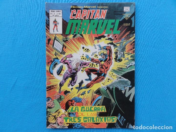 C&oacute;mics: HEROES MARVEL N&ordm; 56. CAPITAN MARVEL. VERTICE. C-20 - Foto 1