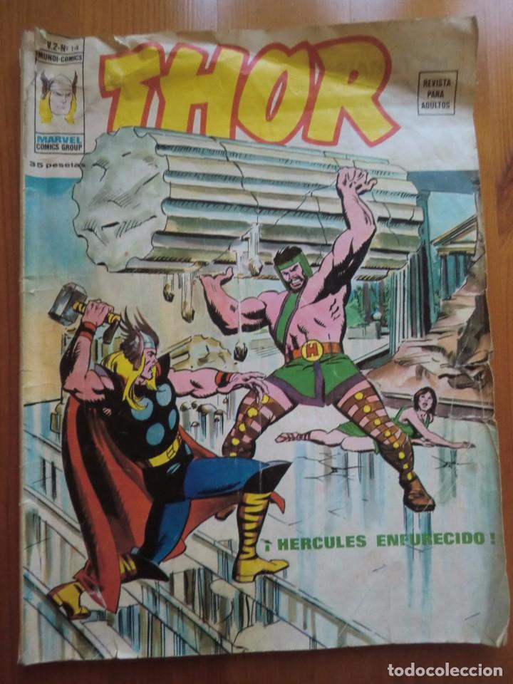 C&oacute;mics: C&oacute;mic THOR: &iexcl;H&Eacute;RCULES ENFURECIDO! V. 2 N&ordm; 14 (1975) de EDICIONES V&Eacute;RTICE - Foto 1