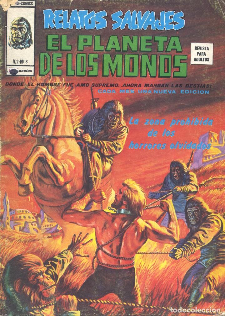 C&oacute;mics: El planeta de los monos (simios) n&ordm;3. (V.2) Editorial V&eacute;rtice, 1977 - Foto 1