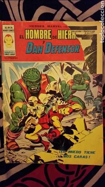 C&oacute;mics: EL HOMBRE DE HIERRO Y DAN DEFENSOR n&uacute;mero 34 - Foto 1