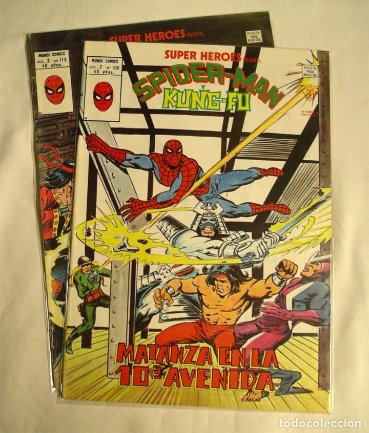 C&oacute;mics: Spiderman y Kung Fu Vol 2 n&ordm; 109 y 113 - Foto 1