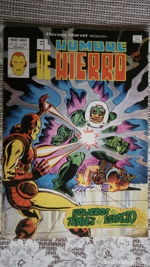 C&oacute;mics: EL HOMBRE DE HIERRO, VOL 2 N&ordm; 63, EDICIONES VERTICE - Foto 1
