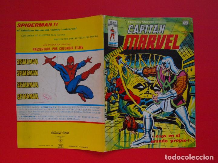 C&oacute;mics: HEROES MARVEL - CAPIT&Aacute;N MARVEL - V.2 N&ordm; 46 - VERTICE 1978 - 40 PTS. - Foto 5