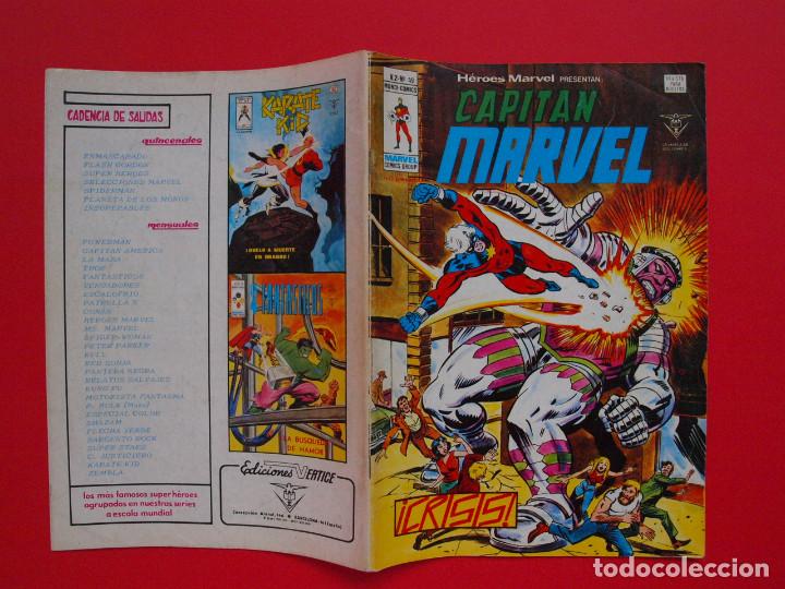 C&oacute;mics: HEROES MARVEL - CAPIT&Aacute;N MARVEL - V.2 N&ordm; 49 - VERTICE 1979 - 40 PTS. - Foto 6