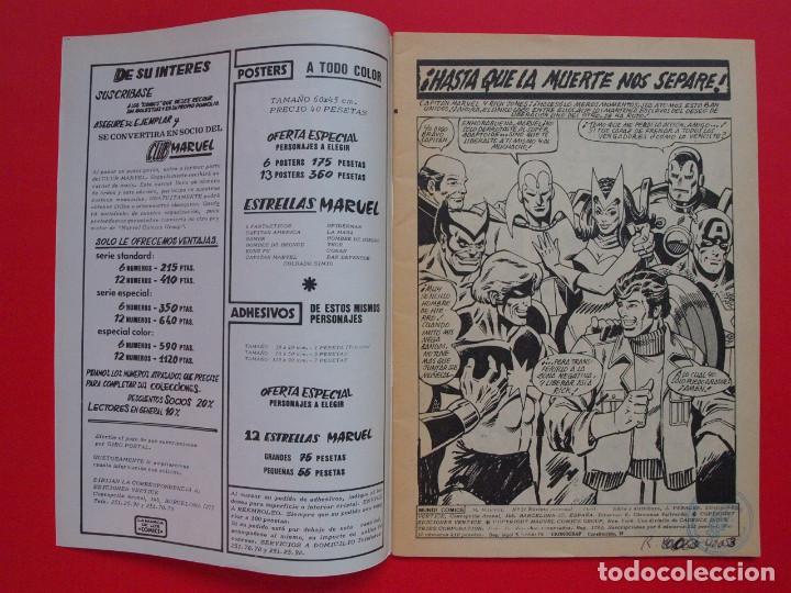 C&oacute;mics: HEROES MARVEL - CAPIT&Aacute;N MARVEL - V.2 N&ordm; 51 - VERTICE 1979 - 40 PTS. - Foto 2