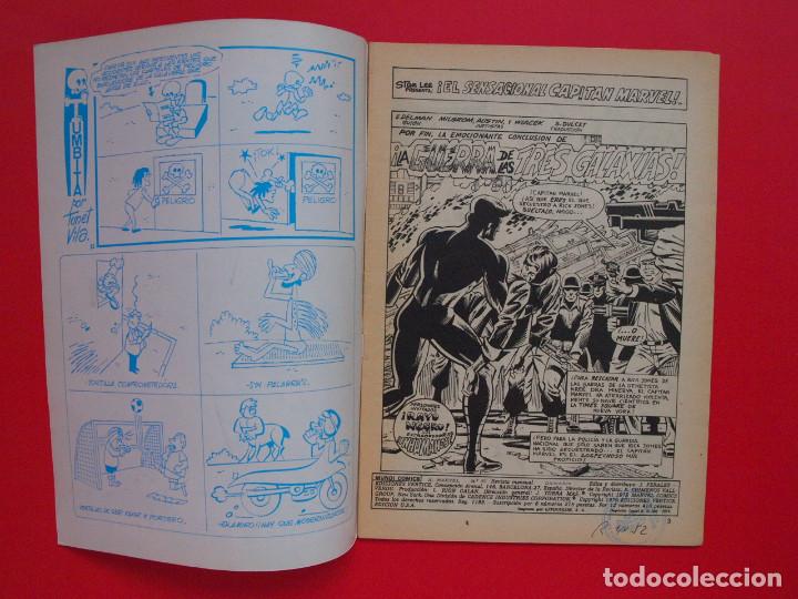 C&oacute;mics: HEROES MARVEL - CAPIT&Aacute;N MARVEL - V.2 N&ordm; 56 - VERTICE 1979 - 40 PTS. - Foto 2