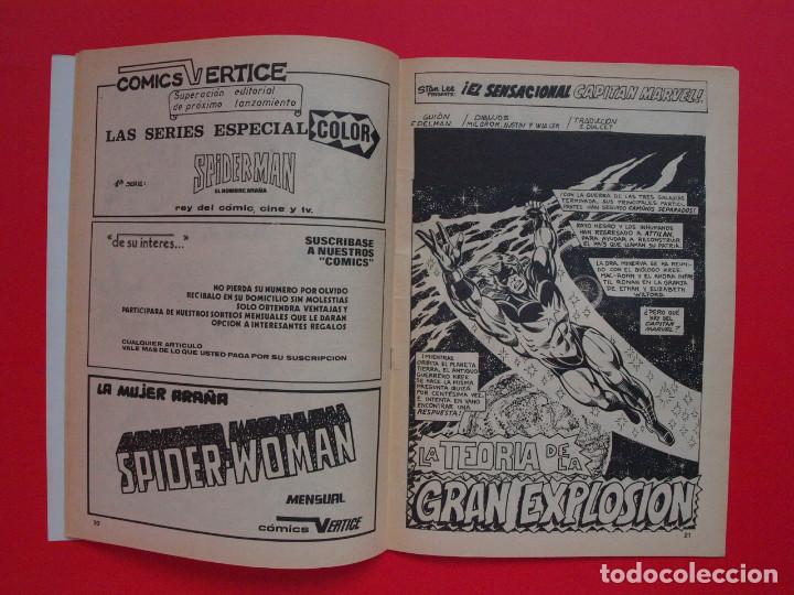C&oacute;mics: HEROES MARVEL - CAPIT&Aacute;N MARVEL - V.2 N&ordm; 56 - VERTICE 1979 - 40 PTS. - Foto 3
