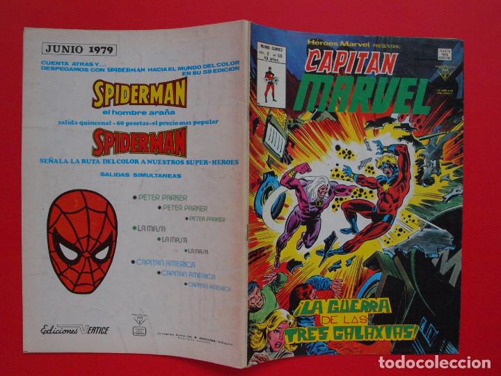 C&oacute;mics: HEROES MARVEL - CAPIT&Aacute;N MARVEL - V.2 N&ordm; 56 - VERTICE 1979 - 40 PTS. - Foto 7