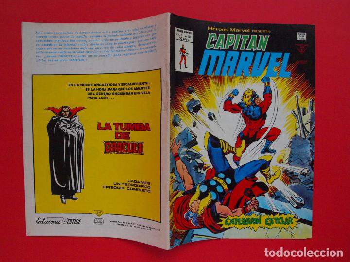 C&oacute;mics: HEROES MARVEL - CAPIT&Aacute;N MARVEL - V.2 N&ordm; 58 - VERTICE 1979 - 50 PTS. - Foto 7