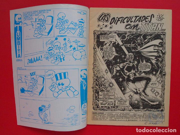 C&oacute;mics: HEROES MARVEL - CAPIT&Aacute;N MARVEL - V.2 N&ordm; 59 - VERTICE 1979 - 50 PTS. - Foto 2