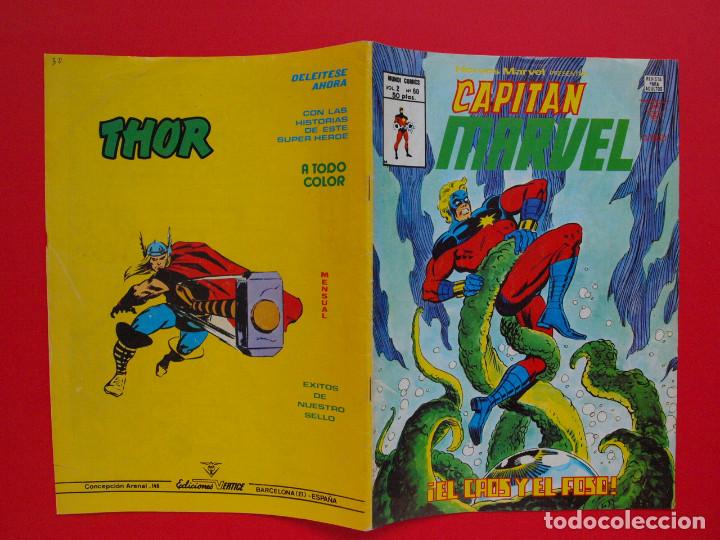 C&oacute;mics: HEROES MARVEL - CAPIT&Aacute;N MARVEL - V.2 N&ordm; 60 - VERTICE 1979 - 50 PTS. - Foto 7