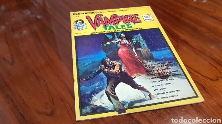 C&oacute;mics: ESCALOFRIO 17 CASI EXCELENTE ESTADO VERTICE - Foto 1
