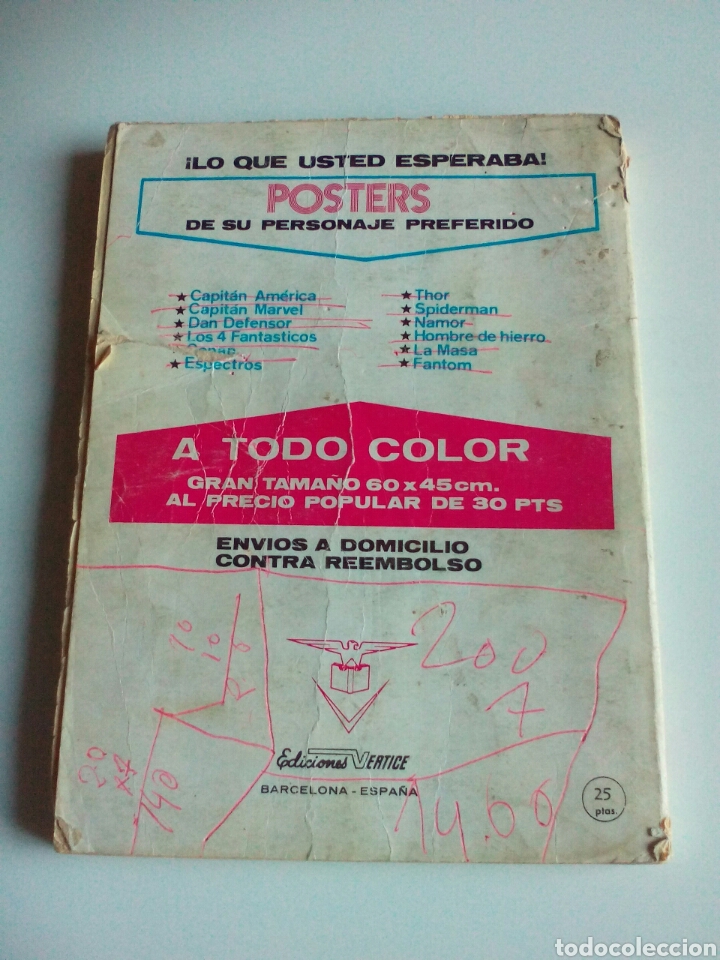 C&oacute;mics: COMIC H&Eacute;ROES MARVEL. HASTA EL &Uacute;LTIMO HOMBRE. 1973. - Foto 2