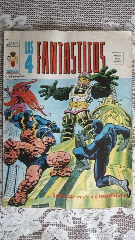C&oacute;mics: LOS 4 FANTASTICOS - VOL 2 N&ordm; 23, EDICIONES VERTICE - Foto 1