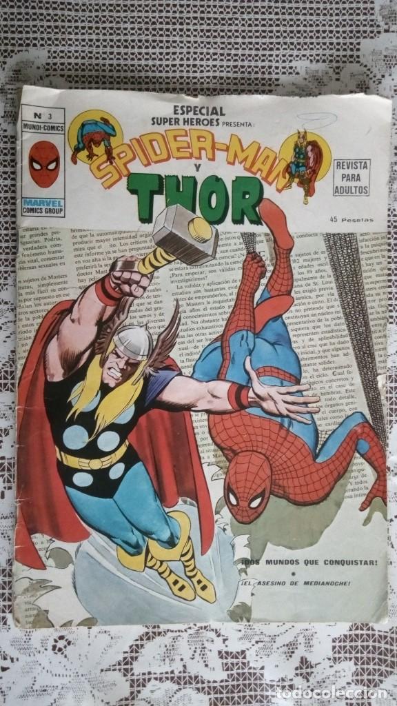 C&oacute;mics: SPIDER-MAN Y THOR, N&ordm; 3, EDICIONES VERTICE - Foto 1