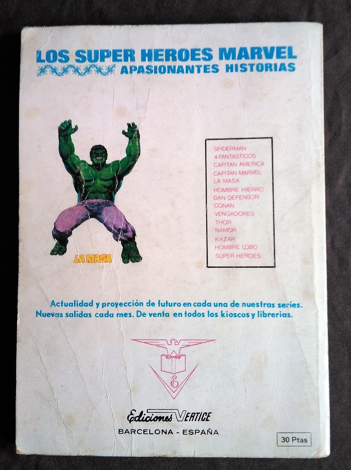 C&oacute;mics: LOS 4 FANT&Aacute;STICOS MARVEL COMIC. EDICIONES V&Eacute;RTICE. BIEN CONSERVADO! - Foto 2