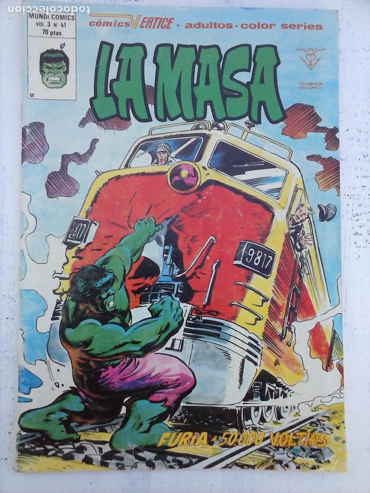 C&oacute;mics: LA MASA V&ordm; 3 N&ordm; 41 - V&Eacute;RTICE 1980 - A COLOR - Foto 1