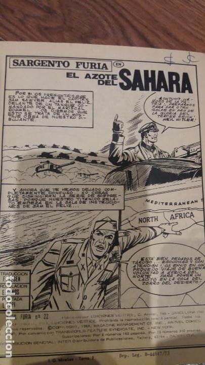 C&oacute;mics: Sargento Furia V1 n&ordm; 22 Edici&oacute;n 30 ptas - Foto 5