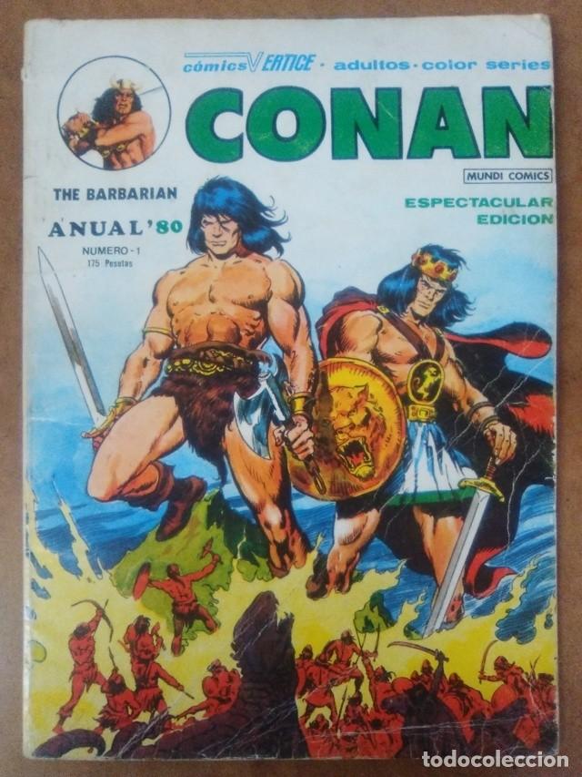 C&oacute;mics: CONAN THE BARBARIAN ANUAL 80 - VERTICE - Foto 1
