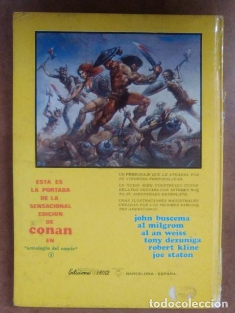 C&oacute;mics: ANTOLOGIA DEL COMIC N&ordm; 3 CONAN EL BARBARO - VERTICE - Foto 2