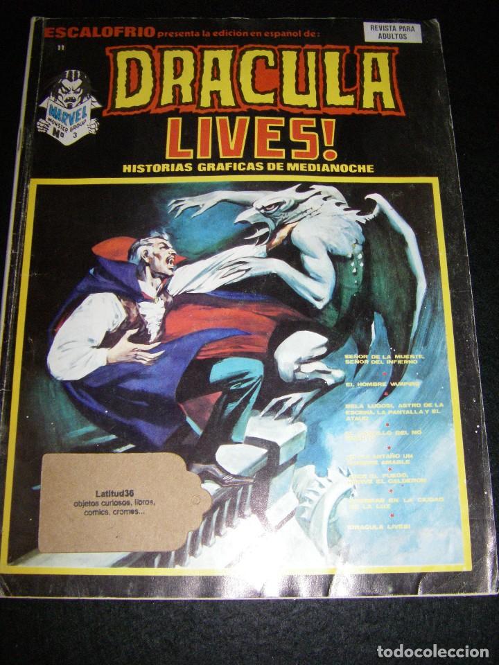 C&oacute;mics: dracula lives! Escalofr&iacute;o n&ordm;3 Marvel Monster group - Foto 2