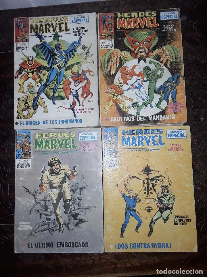 C&oacute;mics: H&Eacute;ROES MARVEL-VERTICE TACO-COMPLETA-BUEN ESTADO-1972 - Foto 2