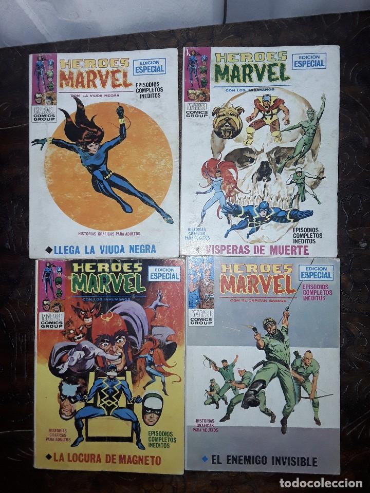 C&oacute;mics: H&Eacute;ROES MARVEL-VERTICE TACO-COMPLETA-BUEN ESTADO-1972 - Foto 4
